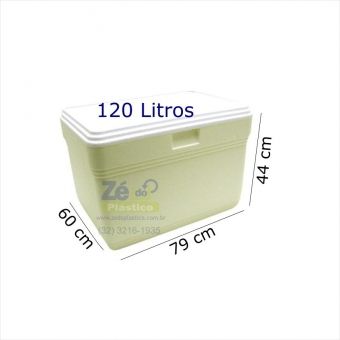 Caixa de Isopor - 120 Litros