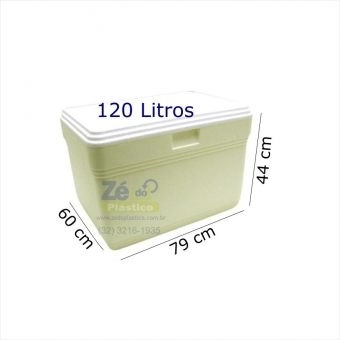 Caixa de Isopor - 120 Litros