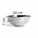 Tigela Inox tipo Bowl 20 cm - X0012