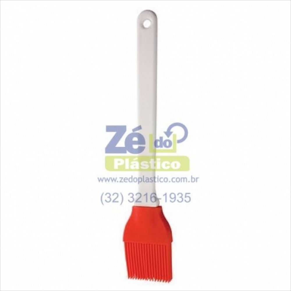 Pincel em Silicone SPIN - Vermelho