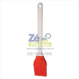 Pincel em Silicone SPIN - Vermelho