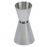 Dosador duplo em inox - 25 / 50 ml