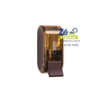 Saboneteira Compacta com Refil - Marrom