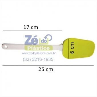 Espatula tipo Pão duro em Silicone 1152 - Verde