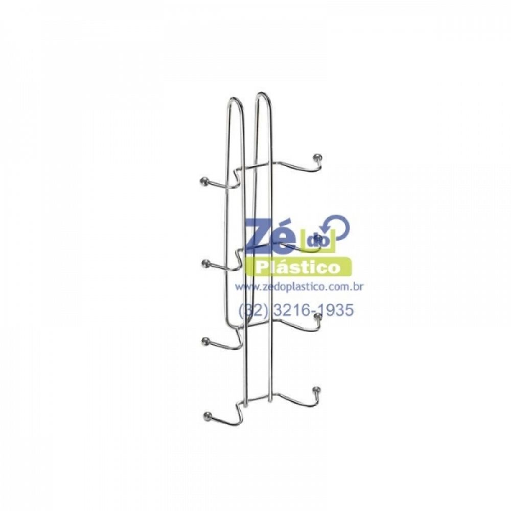SUPORTE PARA 8 XÍCARAS PARA PRATELEIRA DE ARMÁRIO - AR1630