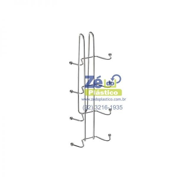 SUPORTE PARA 8 XÍCARAS PARA PRATELEIRA DE ARMÁRIO - AR1630