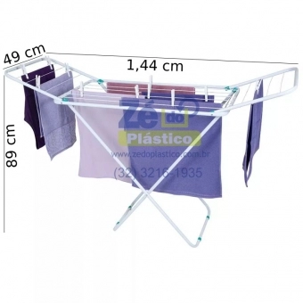 Varal de Chão com Abas M105