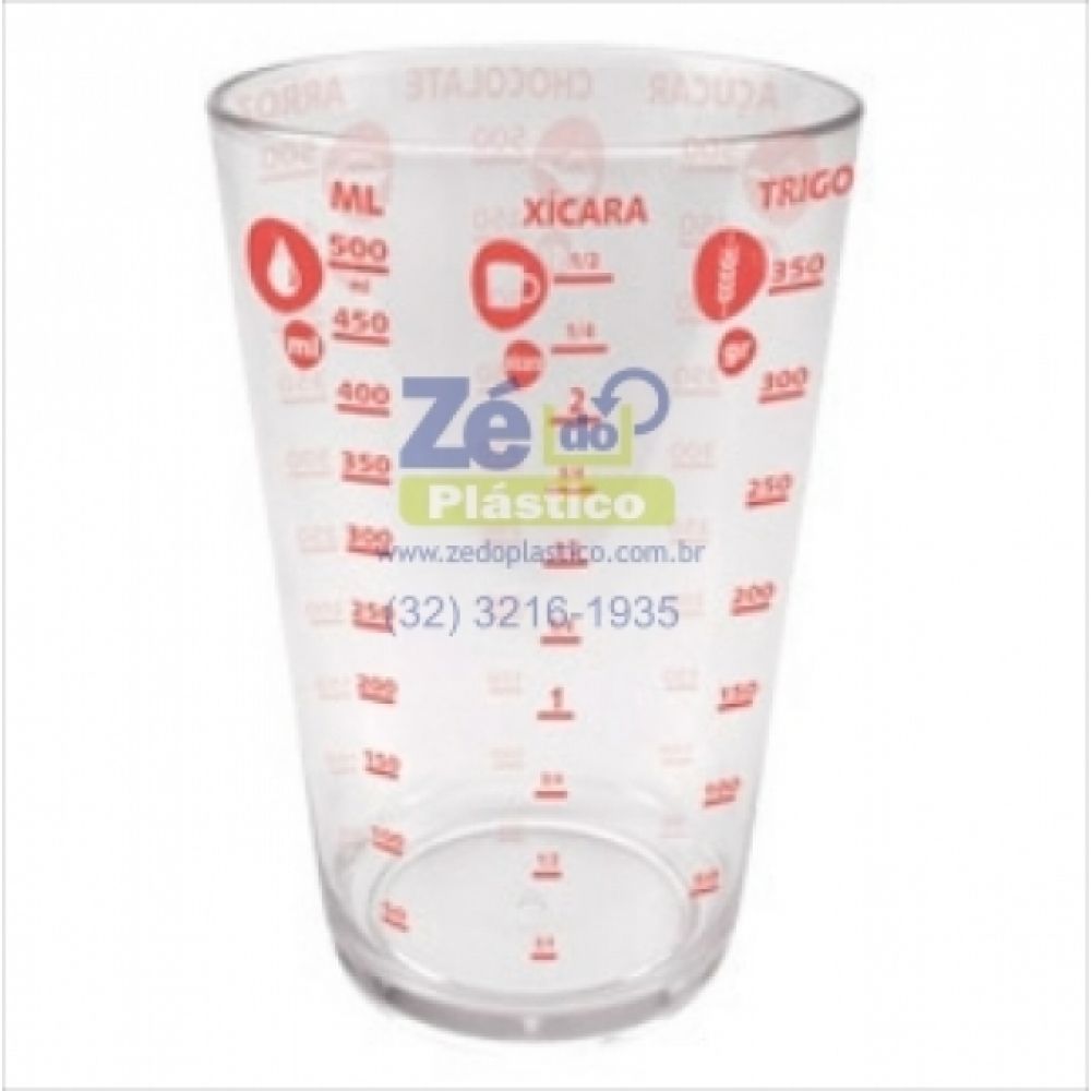 Copo 500 ml com 7 Graduações - 0503
