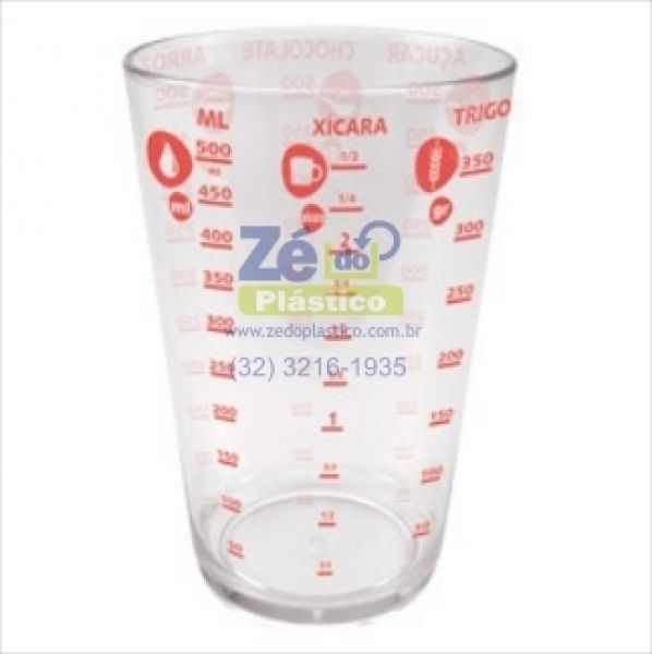 Copo 500 ml com 7 Graduações - 0503