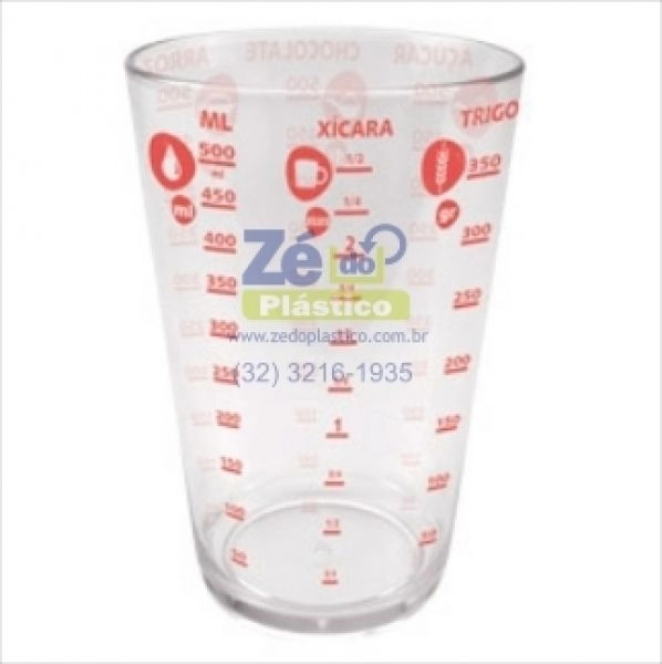 Copo 500 ml com 7 Graduações - 0503