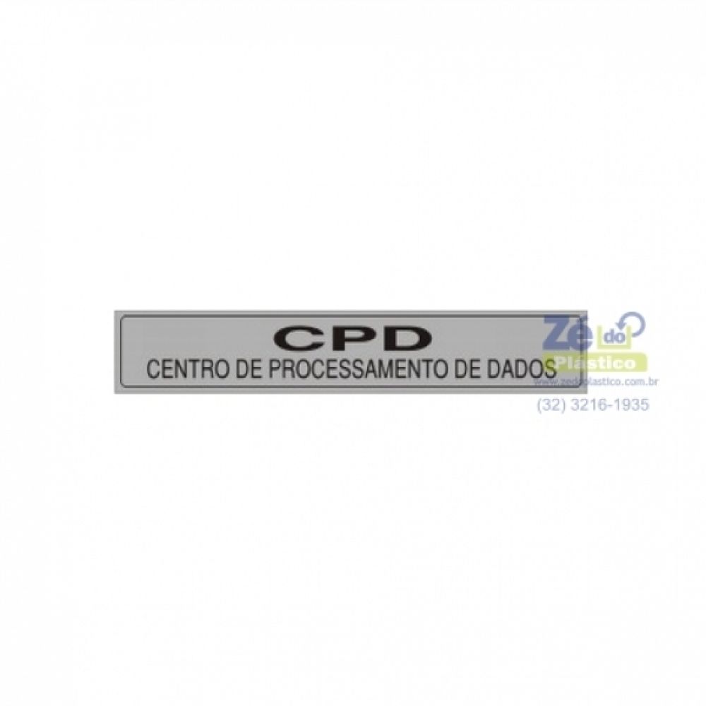 Placa Sinalização - Centro de Processamento de Dados