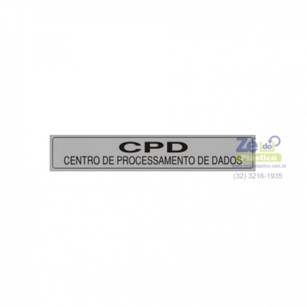 Placa Sinalização - Centro de Processamento de Dados