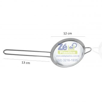 Peneira Inox 12 cm