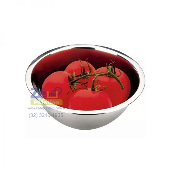 Tigela Inox tipo Bowl 16 cm - X0052