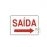 Placa Sinalização - Saída a Direita