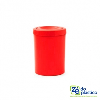 Lixeira modelo H-30 c/ tampa Flip - 13 Litros