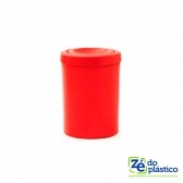 Lixeira modelo H-30 c/ tampa Flip - 13 Litros