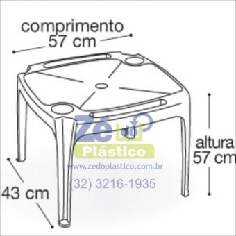 Mesa Infantil Azul - A214