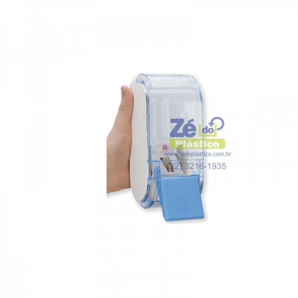 Saboneteira Compacta com Refil  - Azul