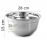 Tigela Funda Inox tipo Bowl 28 cm - K116-28