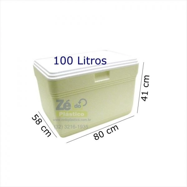 Caixa de Isopor - 100 Litros