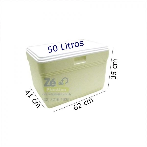 Caixa de Isopor - 50 Litros