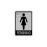 Placa Sinalização - Banheiro Feminino