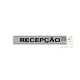 Placa Sinalização - Recepção