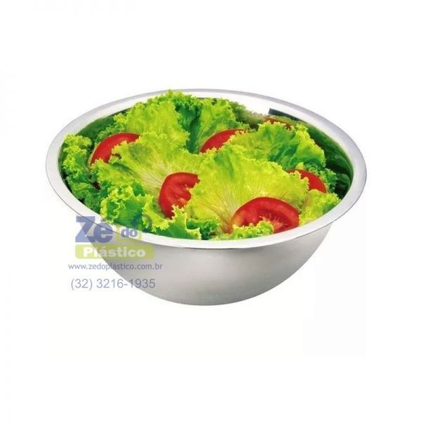 Tigela Inox tipo Bowl 16 cm - X0052
