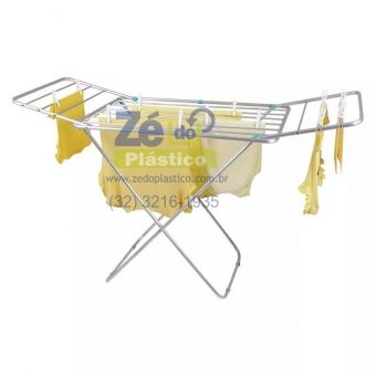 Varal de Chão de Alumínio de Abas M032