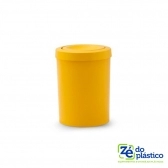 Lixeira modelo H-30 c/ tampa Flip - 13 Litros