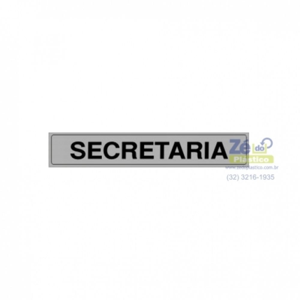 Placa Sinalização - Secretaria
