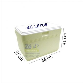 Caixa de Isopor - 45 Litros