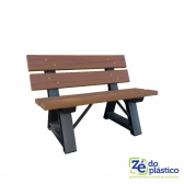 Banco de Jardim Madeira Plástica - 2 Lugares