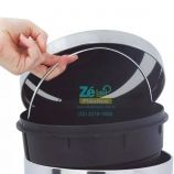 Lixeira Redonda Inox com Pedal 20 Litros