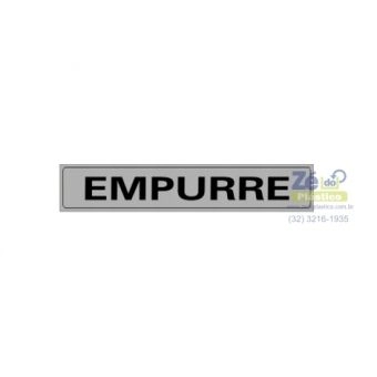 Placa Sinalização - Empurre