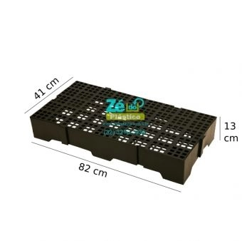 Estrado 41x82x13 Preto