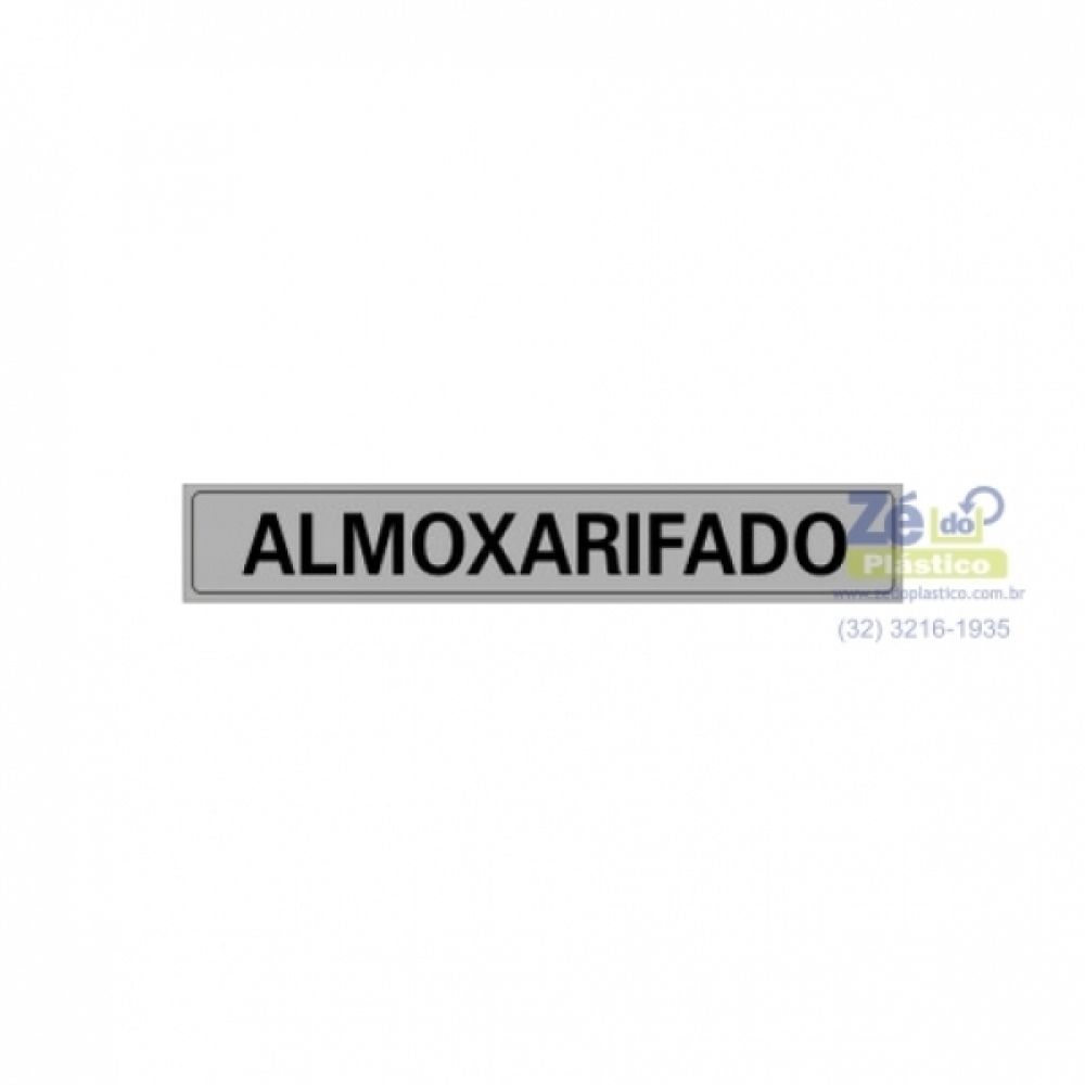 Placa Sinalização - Almoxarifado