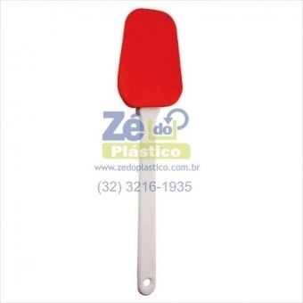 Espatula tipo Pão duro em Silicone 1152 - Vermelha
