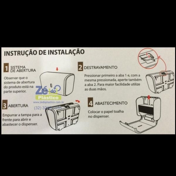 Suporte Papel Toalha Compacto - Marrom