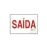 Placa Sinalização - Saída