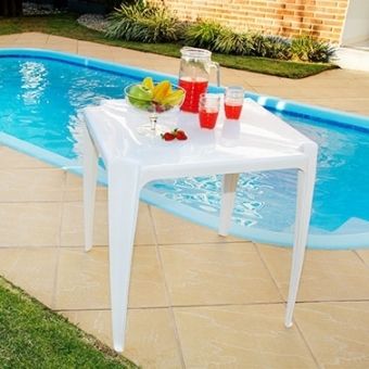 Mesa Plástica 70x70