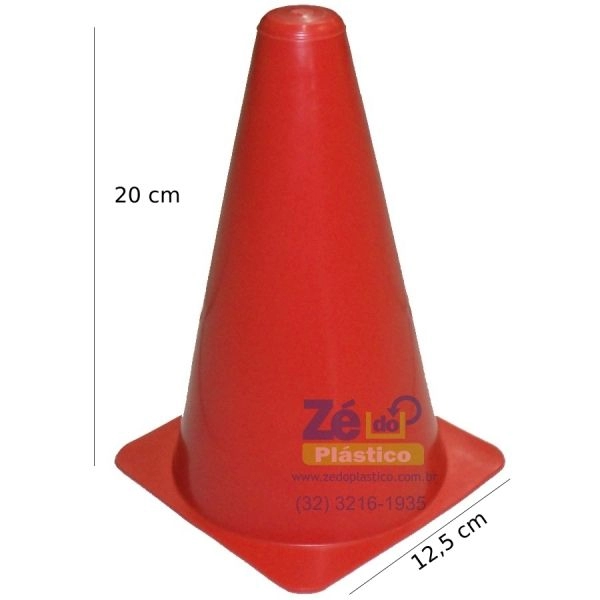 Cone 20 cm - Vermelho