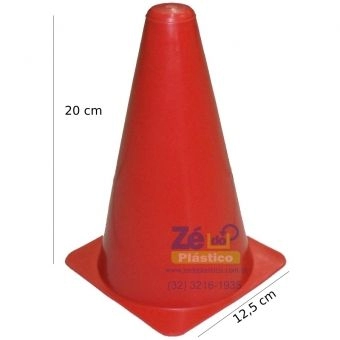 Cone 20 cm - Vermelho