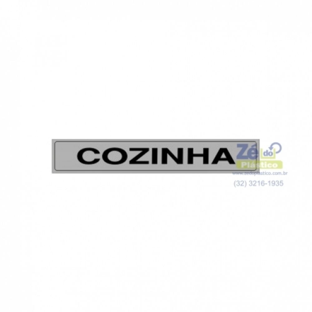 Placa Sinalização - Cozinha