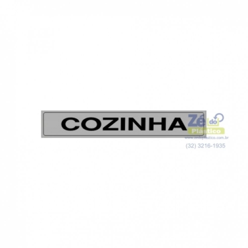 Placa Sinalização - Cozinha