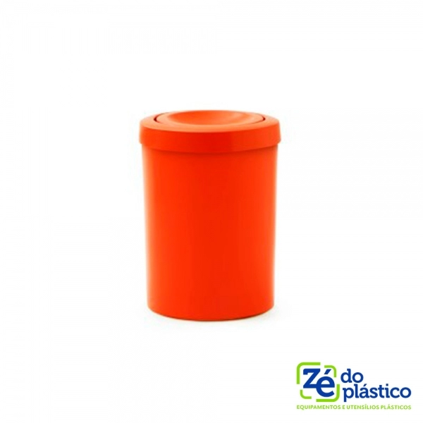 Lixeira modelo H-30 c/ tampa Flip - 13 Litros