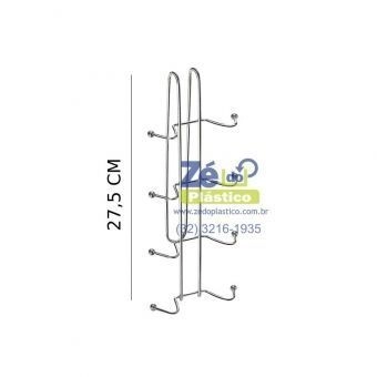 SUPORTE PARA 8 XÍCARAS PARA PRATELEIRA DE ARMÁRIO - AR1630