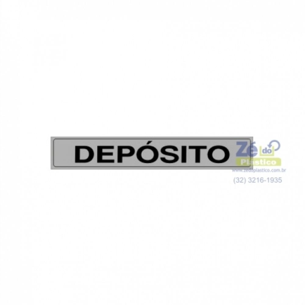 Placa Sinalização - Depósito