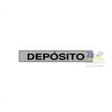 Placa Sinalização - Depósito
